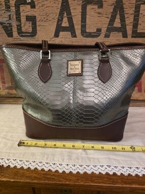 Dooney & Bourke Metallic Python Embossed Tote/Shopper